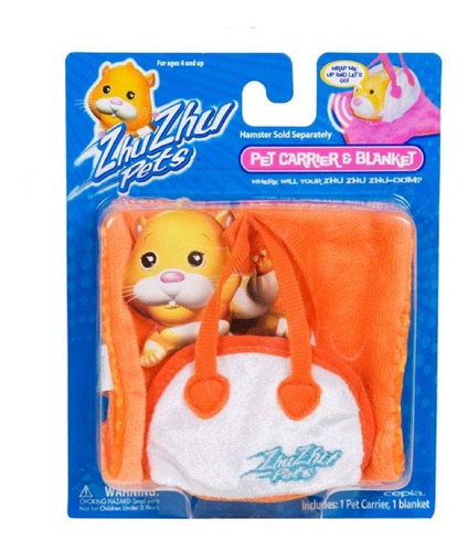 Zhu Zhu Pets Porta Hamster + Manta