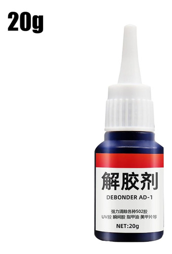 Eliminador De Adhesivos 20g Para Quitar Super Glue Y Pegamen