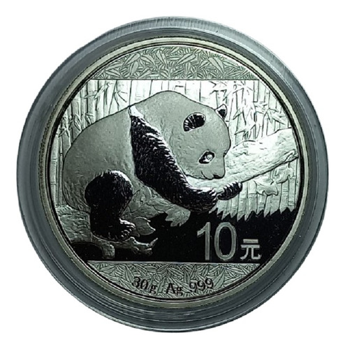 China - 10 Yuan 2016 (panda) Plata - Km 2269 (ref 122)