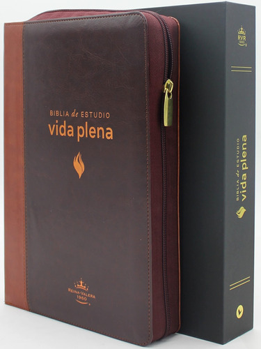 Libro : Biblia De Estudio Vida Plena Reina Valera 1960 Con.