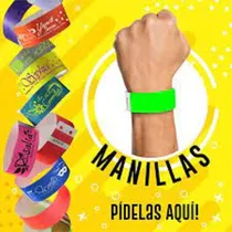 Comprar Brazaletes Tyvek Para Eventos Piscina ,fiestas Bodas Concier