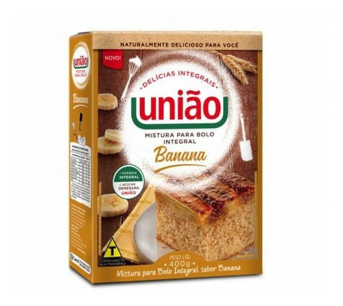 Mistura Para Bolo Integral Banana União - 400g