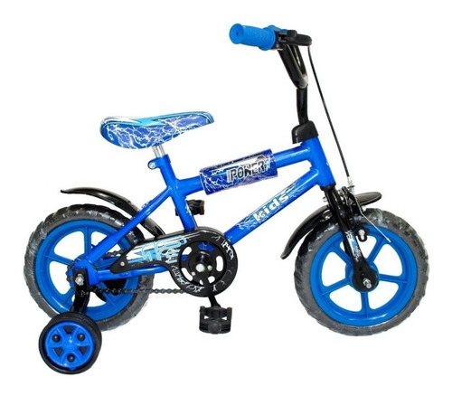 Imagen 4 de 5 de Bicicleta Rodado 12 Con Rueditas Reforzada Niño Niña