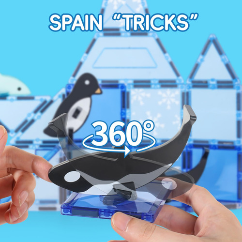 Bloques Magneticos Para Niños, Magnetic Blocks De Animales