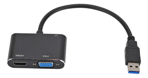 Adaptador De Video Usb 3.0 A Hdmi Y Vga Escritorio Extendido