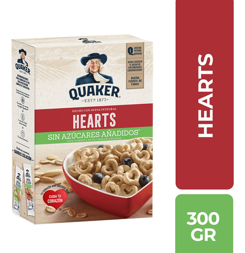 Cereal Hearts De Avena Quaker 300g
