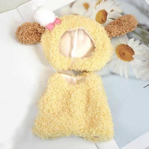 Ropa De Muñeca De Felpa, Traje Suave De Dibujos Perro
