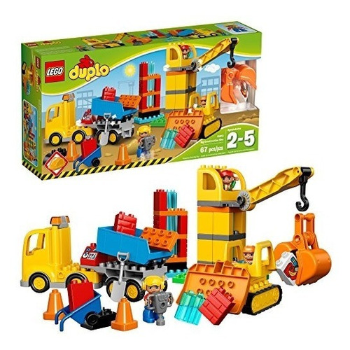 Lego Duplo Sitio De Construccion Grande 10813 Juguete De Con