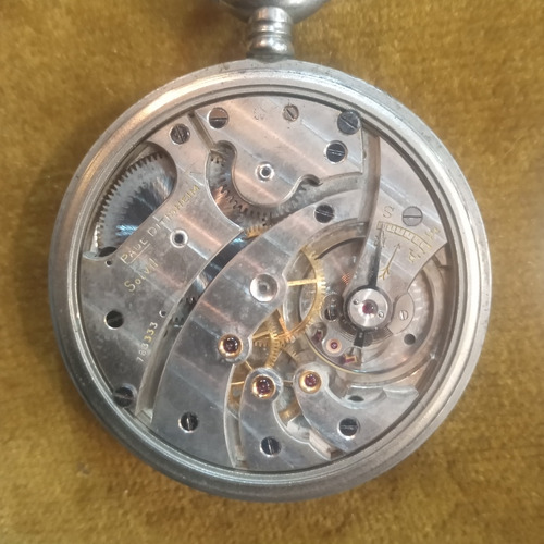 Reloj De Bolsillo Antiguo Solvil Paul Ditisheim Funcionando (Usado)
