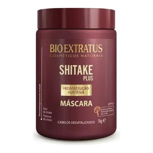 Máscara Capilar Shitake Plus 1kg Bio Extratus