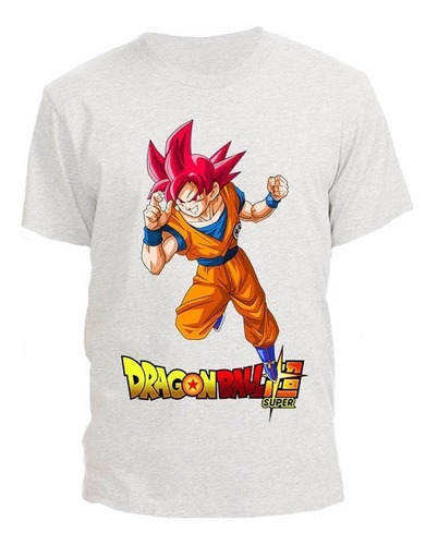 Remera Niño Dragon Ball Super Goku Ssj Rose