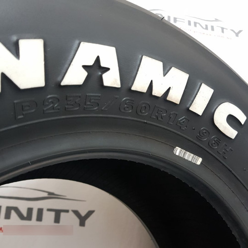 Imagem 5 de 8 de 1 Pneu 235/60 R14 Hankook Escrita Branca Ra03 Opala Maverick