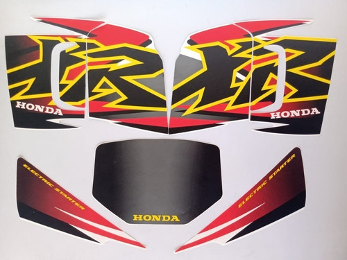 Kit Adesivo Jogo Faixas Moto Honda Xr 200 2000 Branca