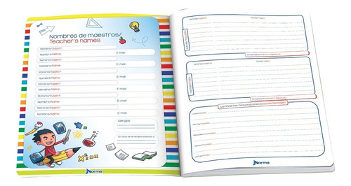 Libreta Bilingue Tareas Forma Colegio 48 Hojas Norma 360 Ver