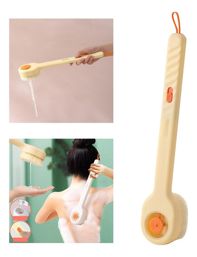 Nv 2 Cepillo De Baño, Cepillo Para Espalda Y