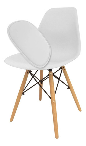 Silla Eames Dsw Blanca + Almohadón - Desillas