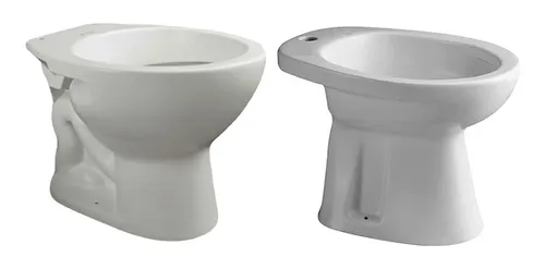 comprar Combo Baño Inodoro Corto Bidet 1 Agujero Ferrum Andina