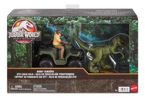 Jurassic World Barry Sembene Pack Vehiculo Juguete