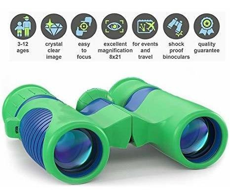 Kids Binoculars With High Power - Professional Optics - Comp