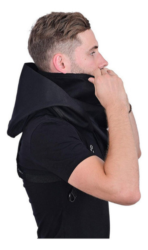 Punk Rogue Bufanda Con Capucha Para Invierno