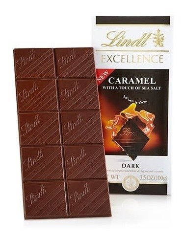 Chocolate Lindt Tableta Caramelo Con Sal, Pack 2x100g