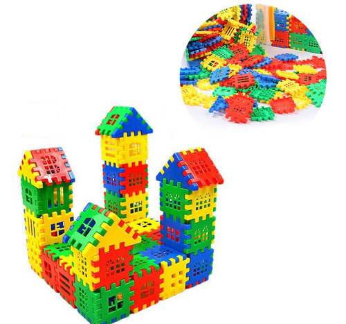 Brinquedo De Montar Infantil Casa Castelo Construção