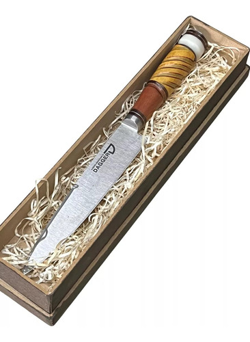 Cuchillo Asado Inox 16cm + Grabado Personalizado + Caja
