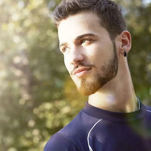 Pack 6 Pares Aretes Hombre Con Piercing, Arracadas Hombre