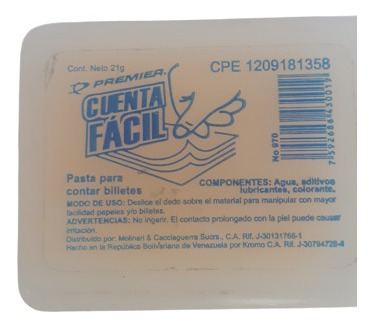 Cuenta Fácil Para Contar Billetes, Papel... Marca Premier