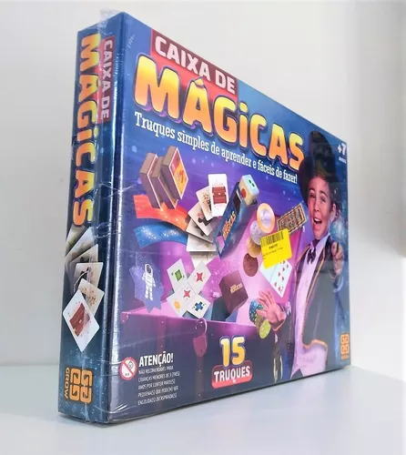 Jogo Infantil Super Mágicas Aprenda Os Truques Mágico Cartas - R$ 20,09