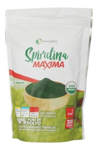 Espirulina Chilena En Polvo Mater 