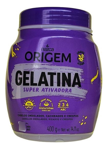 Gelatina Hidratante Super Ativadora Day After Origem 400g