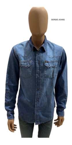 Imagen 5 de 6 de Camisa De Jean Lee Hombre Original Ultimas Originales