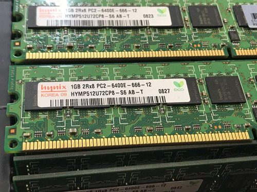 Imagem 7 de 9 de Memoria 1gb Ddr2 Ecc 800mhz Pc2-6400e Proliant Ml110 G3 G5