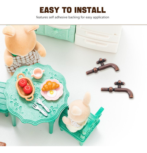 Juego De Adornos Para Grifos En Miniatura, 10 Piezas: Casa D