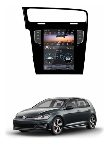 Multimedia Tesla Golf Carplay Android Auto 4gb Ram 64 Gb Rom