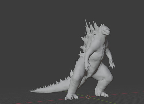 Godzilla Evolved (3d Model)