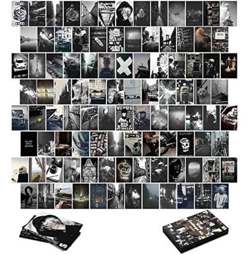 Kit De Collage De Fotos Gloomy For Wall Aesthetic 100 Pictur