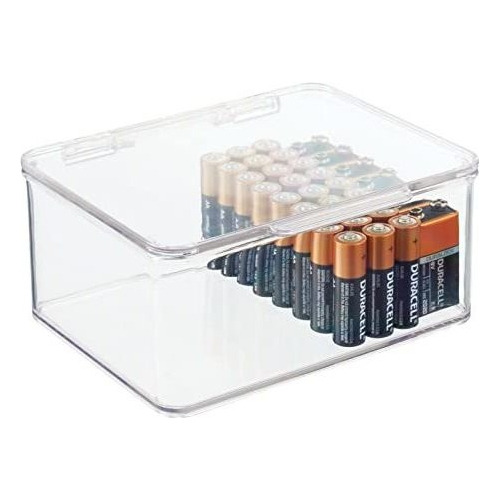 Small Plastic Home Office Storage Organizer Box Contain...