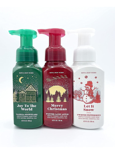 Bath And Body Works Christmas Trio - Jabón De Manos De Espum