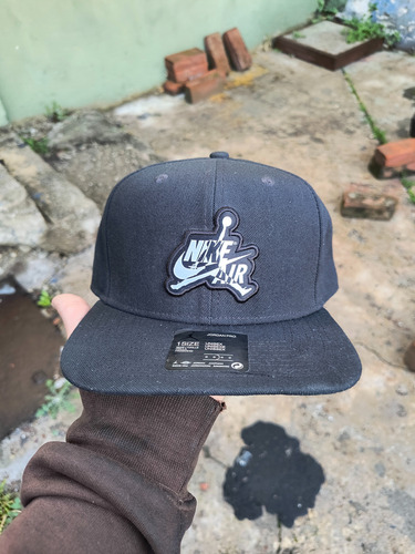 Gorra Nike Jordan Pro Jm Classics Nike Original Negro Regulable Lisa (Usado)