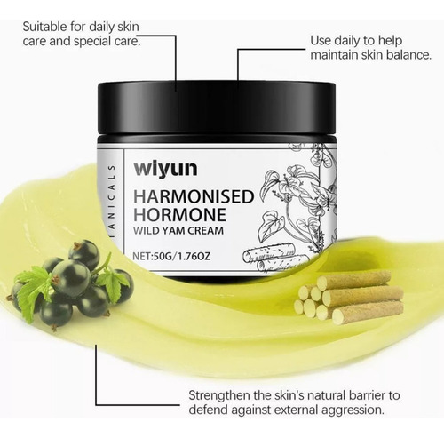 / Creme Natural De Inhame Selvagem Hormônio Harmonizado, 3