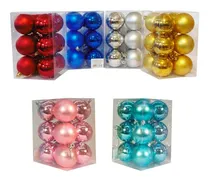 Comprar Adornos Navideños Set Bolas De Navidad 6cm X12 Unidades