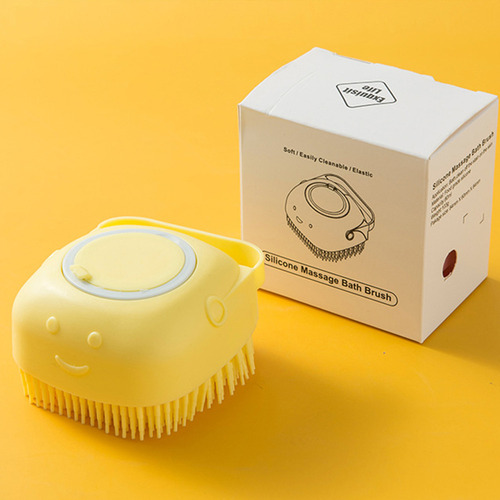 Clm Cepillo De Champú De Silicona Para Cuerpo Y Mascotas