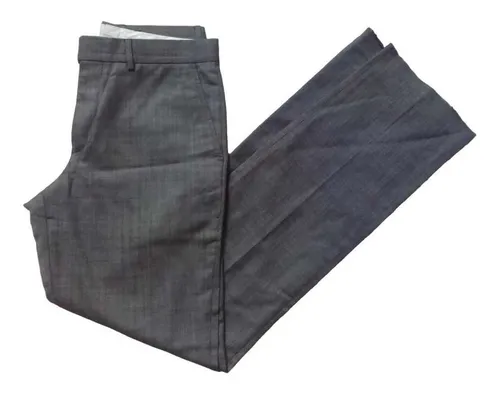 Pantal n De Hombre Zara Espa a Sastrero Gris Recto T.38