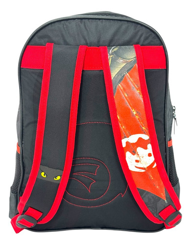 Kit Mochila Como Entrenar Dragon Lap Original Primaria Negro Negro