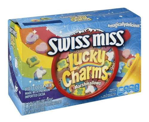 Chocolate En Polvo Swiss Miss Lucky Charms Marhmallow Sobres