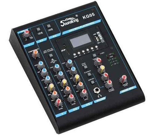 Consola mixer Dj audio 4 Canales Soundking