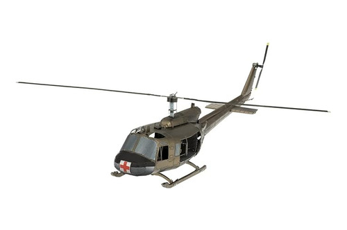 Metal Uh Huey Helicóptero Metal Modelo Kit Fascinaciones