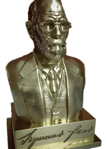 Sigmund Freud Busto 10cm Impreso En 3d Y Pintado